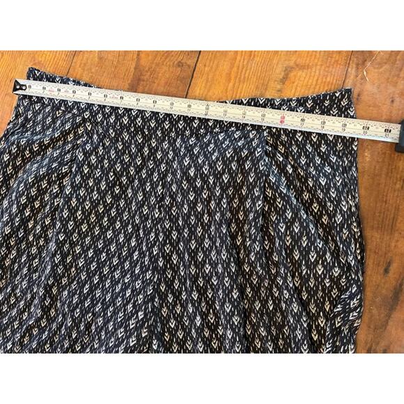 Sz XL - Anthropologie Elevenses Pattern Wide Leg Pants - Picture 9 of 10